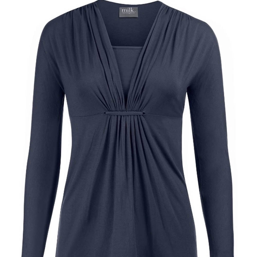 Milk Nursingwear Gathered Loop Nursing Top